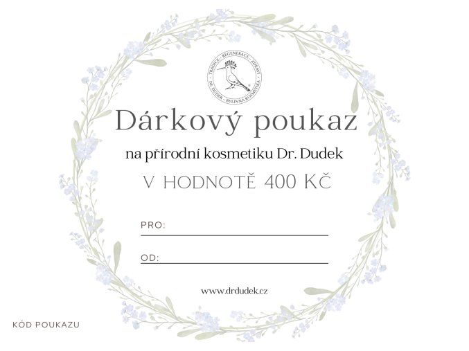 Poukaz na 400 Kč