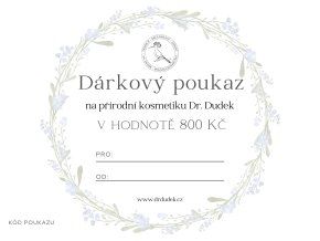 Poukaz na 800 Kč